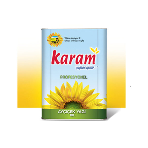 Karam Ayçiçek Yağ 18 Litre